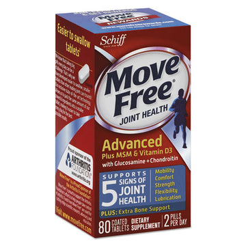 Move Free® Move Free Advanced Plus Msm And Vitamin D3 Joint Health Tablet, 80 Count freeshipping - TVN Wholesale